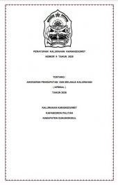 PERKAL KARANGDUWET NOMOR 9 TAHUN 2026 TENTANG ABPKAL 2026
